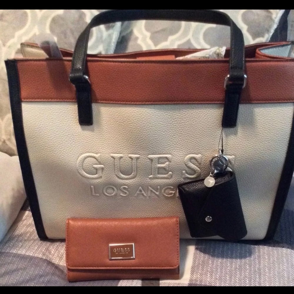 Guess Dawson Tote & Wallet